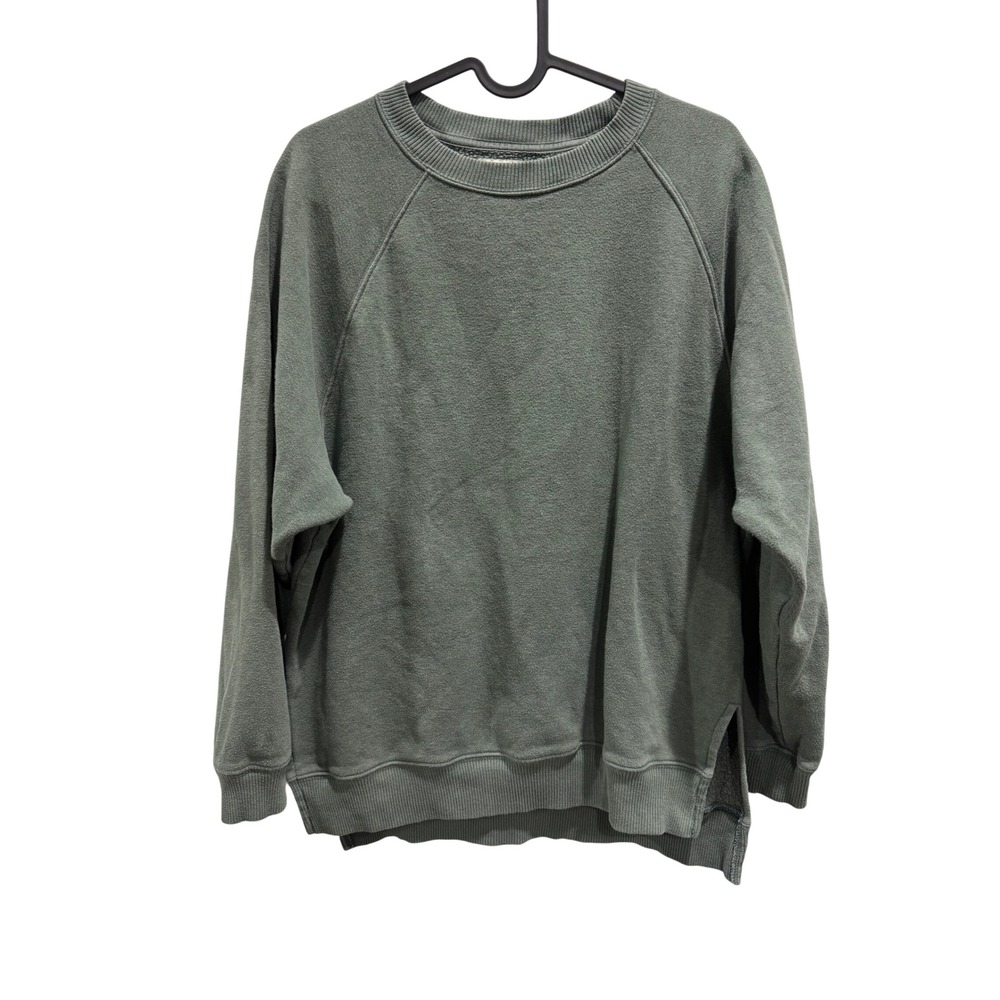American Eagle Womens XS Green‎ Jeggings Fit Long Sleeve Sweatshirt